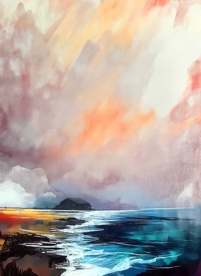 Tramonto spettacolare sulla costa da Justyna Jaszke