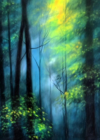 Il bagliore della foresta incantata da Justyna Jaszke