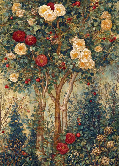 Il giardino incantato delle rose da Justyna Jaszke