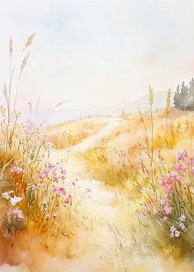 Sentiero di Golden Meadow da Justyna Jaszke