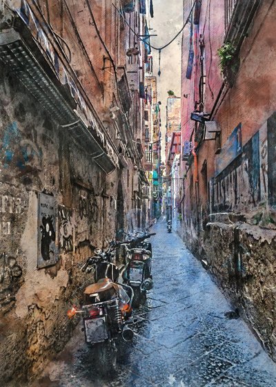 Vicolo di una città storica europea da Justyna Jaszke