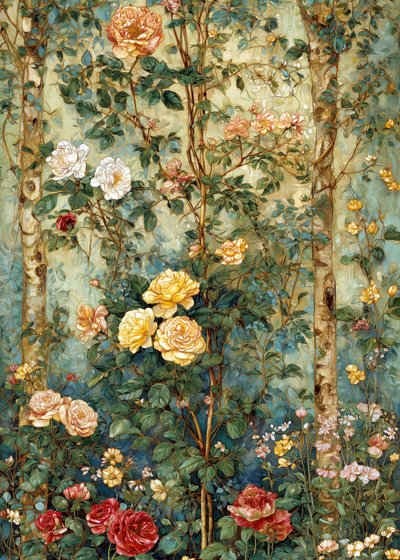 Rigoglioso giardino di rose da Justyna Jaszke