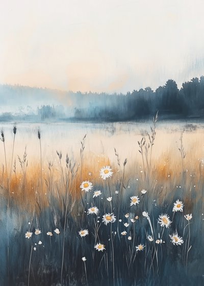 Margherite di Misty Meadow da Justyna Jaszke