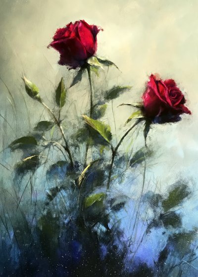 Rose rosse romantiche da Justyna Jaszke