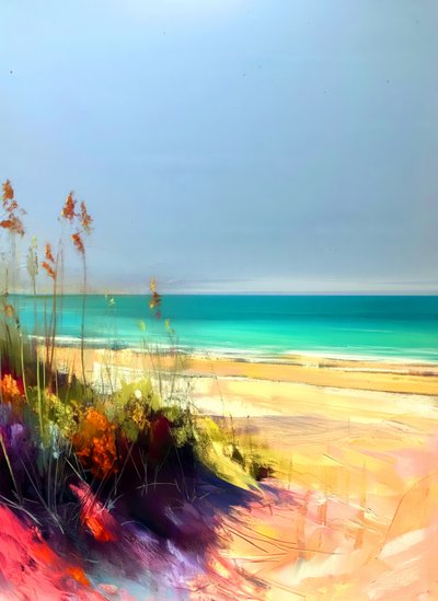 Dune marine dai colori vivaci da Justyna Jaszke