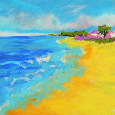 Vivaci onde sulla spiaggia da Justyna Jaszke