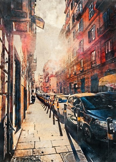 Una vivace strada europea da Justyna Jaszke