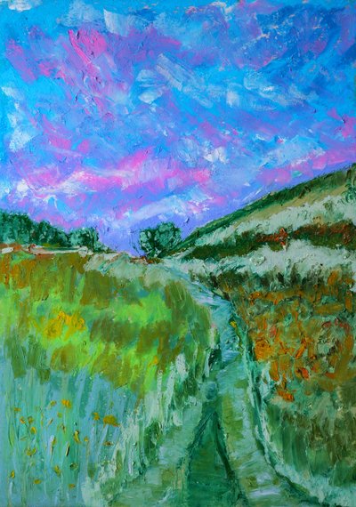 Vivace sentiero di campo da Justyna Jaszke