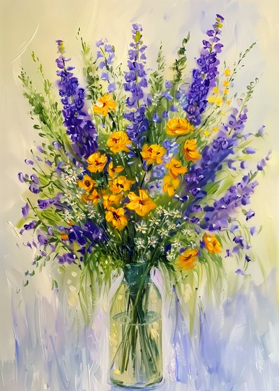 Un bouquet estivo dai colori vivaci da Justyna Jaszke