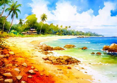 Una vivace costa tropicale da Justyna Jaszke