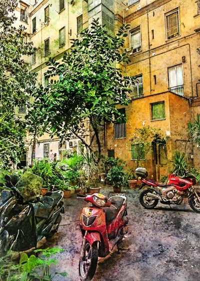 Un vivace cortile urbano da Justyna Jaszke