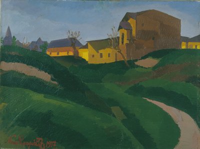 Sulle pendici della collina di Gellért da József Nemes Lampérth