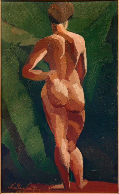 Nudo Femminile di Schiena da József Nemes Lampérth