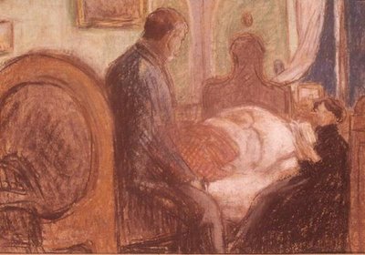 Odon con febbre alta, 1901 (pastello) da József Rippl Rónai