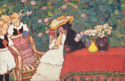 Donna con Tre Ragazze, c.1909 da József Rippl Rónai