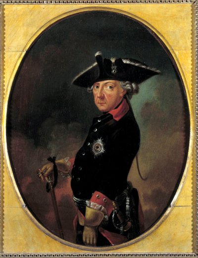 Ritratto di Federico II di Prussia (1712-1786) (dettaglio) da K. Beeskow