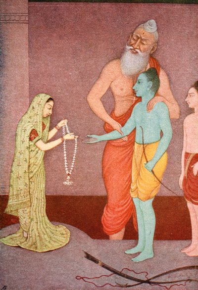 Il matrimonio di Rama da K Venkatappa