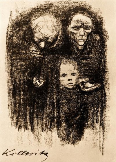 Mendicante da Käthe Kollwitz