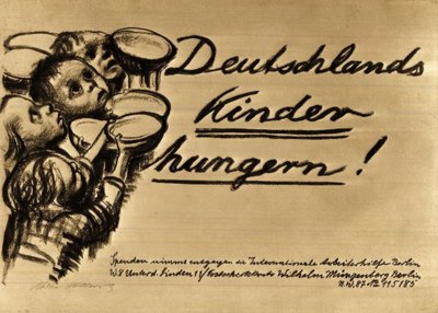 I bambini della Germania hanno fame da Käthe Kollwitz