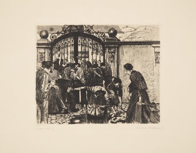 Una rivolta dei tessitori - Tempesta da Käthe Kollwitz