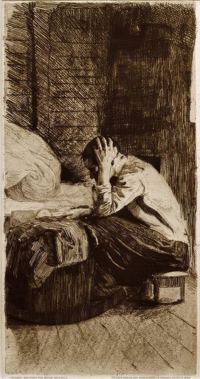 Donna alla culla da Käthe Kollwitz