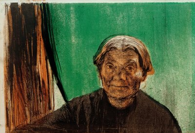 Vecchia donna alla finestra da Käthe Kollwitz