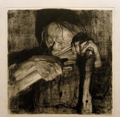 Durante la battitura da Käthe Kollwitz