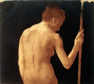 Käthe Kollwitz, Schiena femminile semi-nuda 1901 da Käthe Kollwitz