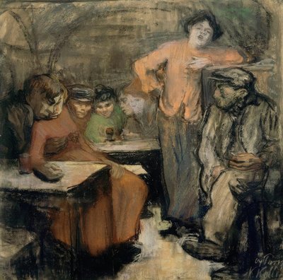 Cantina parigina da Käthe Kollwitz