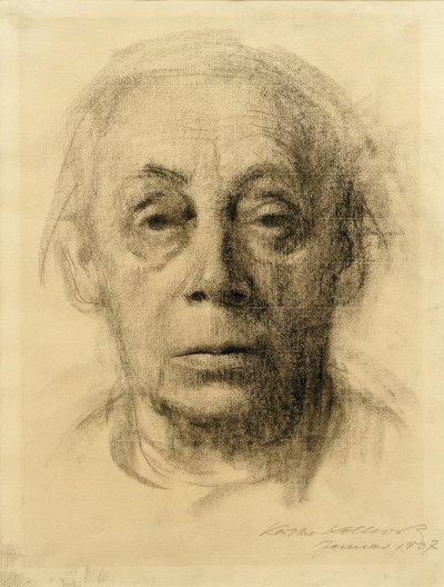 Autoritratto en face da Käthe Kollwitz