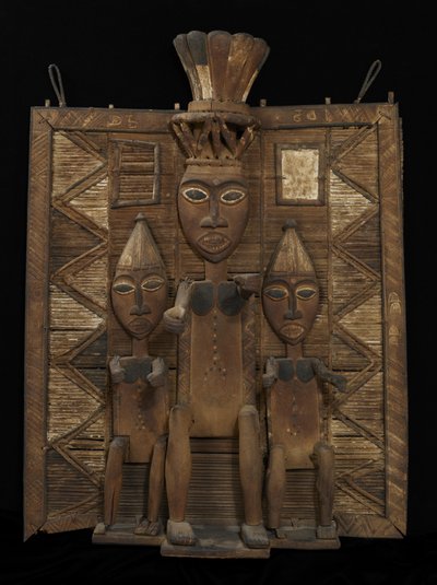 Schermo funerario, fine XIX secolo da Kalabari Kalabari