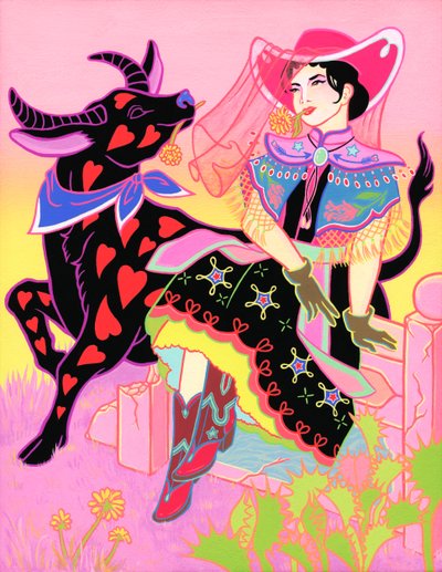 Cowgirl Cantonese e il Suo Bufalo d