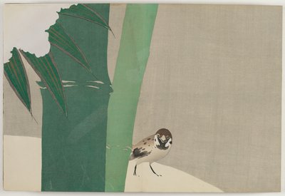 Fiori di cento mondi (Momoyogusa): Bambù nella neve (Secchuchiku) da Kamisaka Sekka
