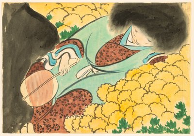 Fiori di Cento Mondi (Momoyogusa): Ragazzo del Crisantemo (Kikujidō) da Kamisaka Sekka
