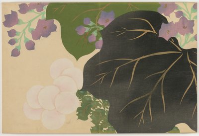 Fiori di Cento Mondi (Momoyogusa): Crisantemo e Paulonia (Kikukiri) da Kamisaka Sekka
