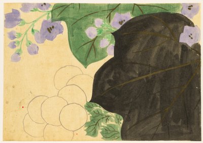 Fiori di Cento Mondi (Momoyogusa): Crisantemo e Paulonia (Kikukiri) da Kamisaka Sekka