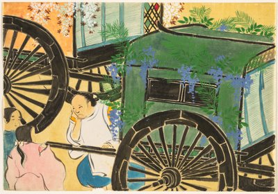 Fiori di Cento Mondi (Momoyogusa): Carri Ricoperti di Fiori da Kamisaka Sekka