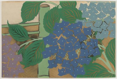 Fiori di cento mondi (Momoyogusa): Ortensia (Ajisai) da Kamisaka Sekka