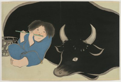 Fiori di cento mondi (Momoyogusa): Mandriano (Bokudo) da Kamisaka Sekka