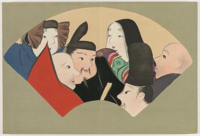 Fiori di Cento Mondi (Momoyogusa): Sei Immortali della Poesia (Rokkasen) da Kamisaka Sekka