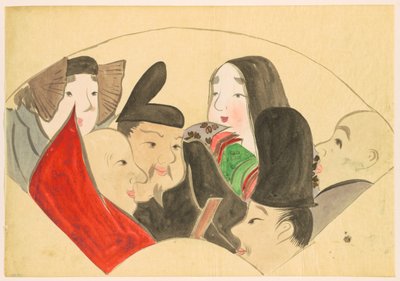 Fiori di Cento Mondi (Momoyogusa): Sei Immortali Poetici (Rokkasen) da Kamisaka Sekka