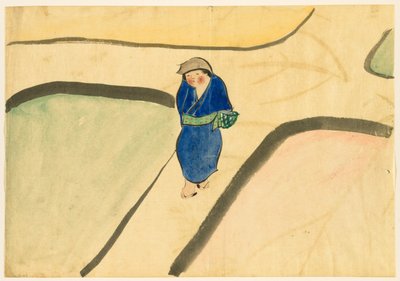 Fiori di Cento Mondi (Momoyogusa): Campo Primaverile (Haru no tanomo) da Kamisaka Sekka