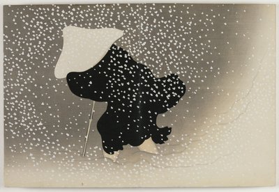 Fiori di cento mondi (Momoyogusa): Neve vorticosa (Tomoe no yuki) da Kamisaka Sekka