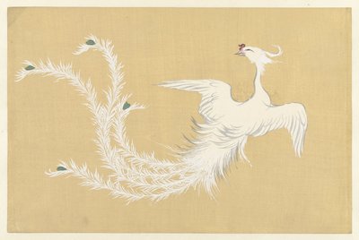 Fenice bianca da Kamisaka Sekka