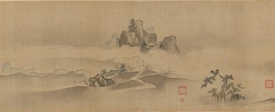 Paesaggio della Cina: Otto vedute dei fiumi Xiao e Xiang da Kanô Yôboku Tsunenobu