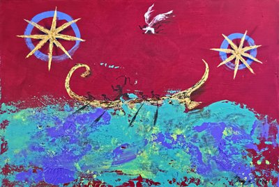 Antico viaggio per mare da Kanat Ibragimov