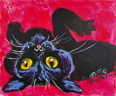Il gatto nero curioso da Kanat Ibragimov