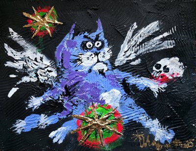Gatto dark fantasy da Kanat Ibragimov