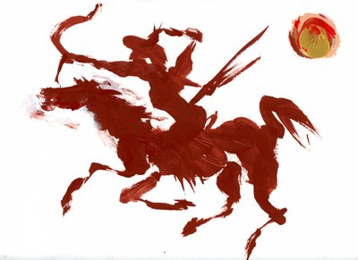Arciere a cavallo dinamico da Kanat Ibragimov
