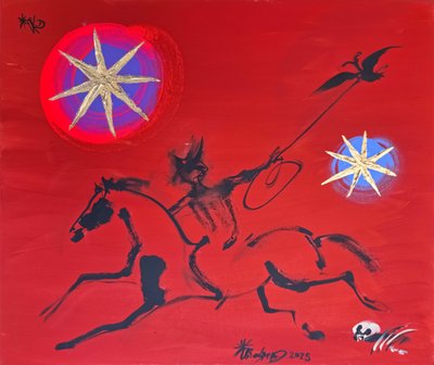 La caccia alla stella del Cowboy Rosso da Kanat Ibragimov